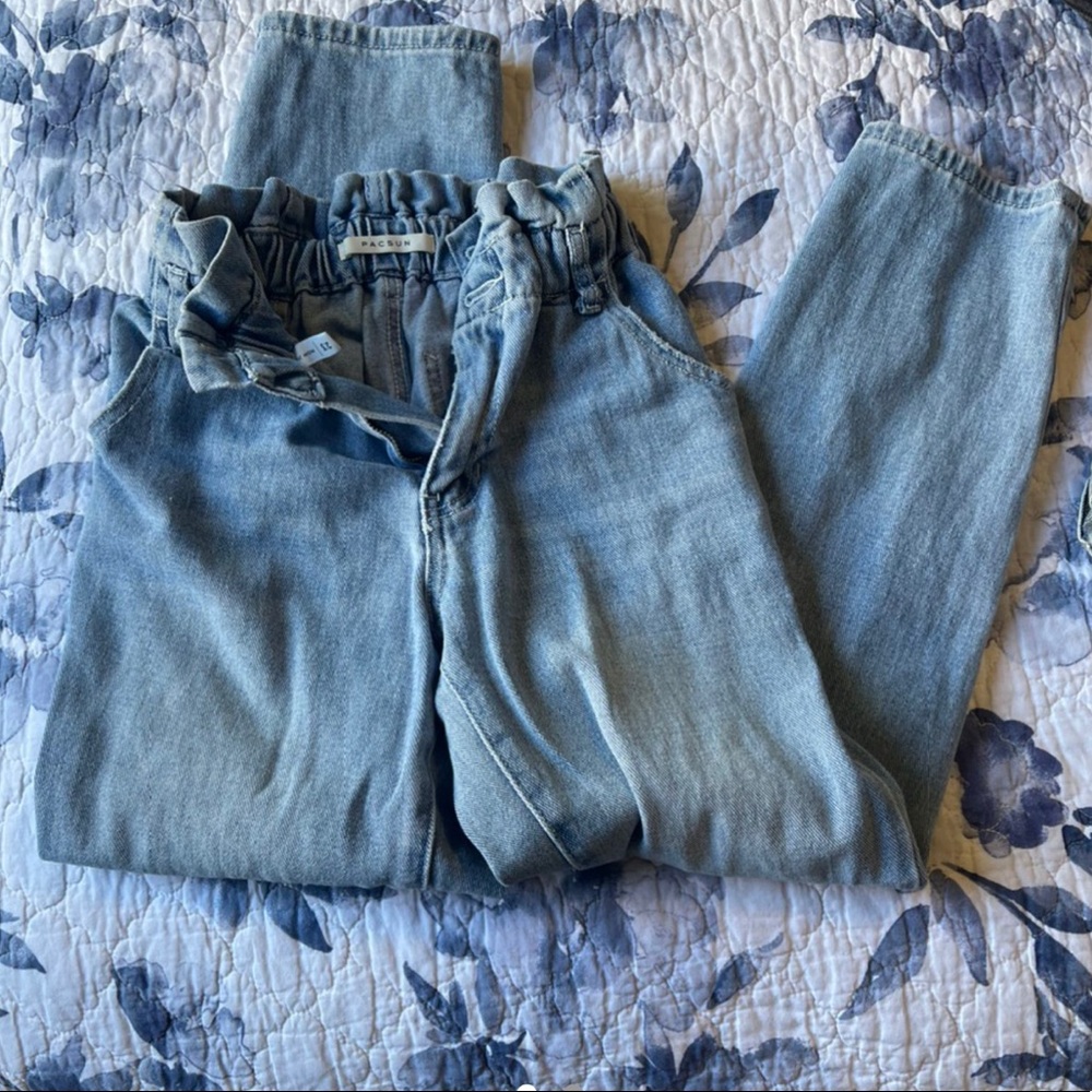 Pacsun Paperbag Mom Jeans